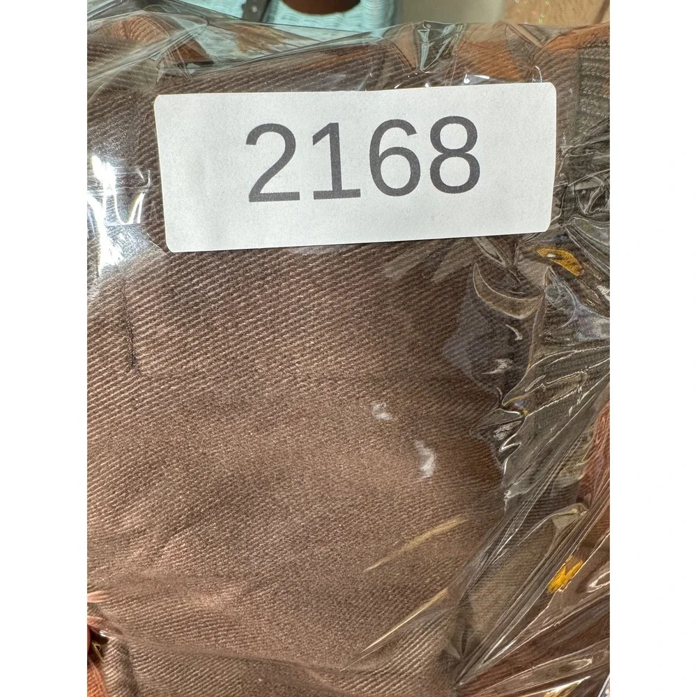 Twist Western Canvas Fleece Lined Vest Medium Brown Excellent Workwear (2168)